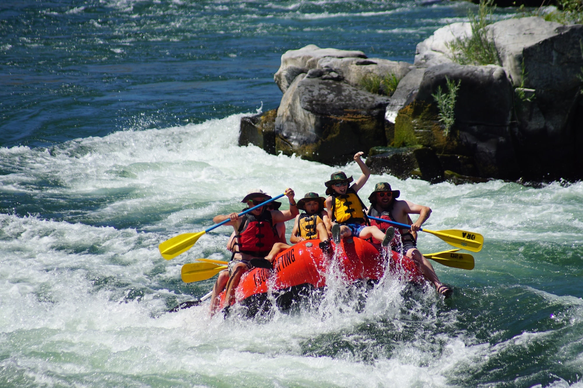 Guided rafting Deschutes Oregon
