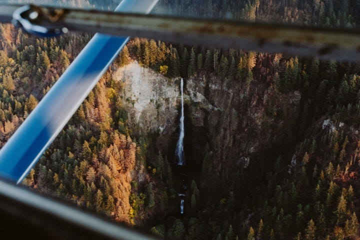 Multnomah-Falls-airplane-ride