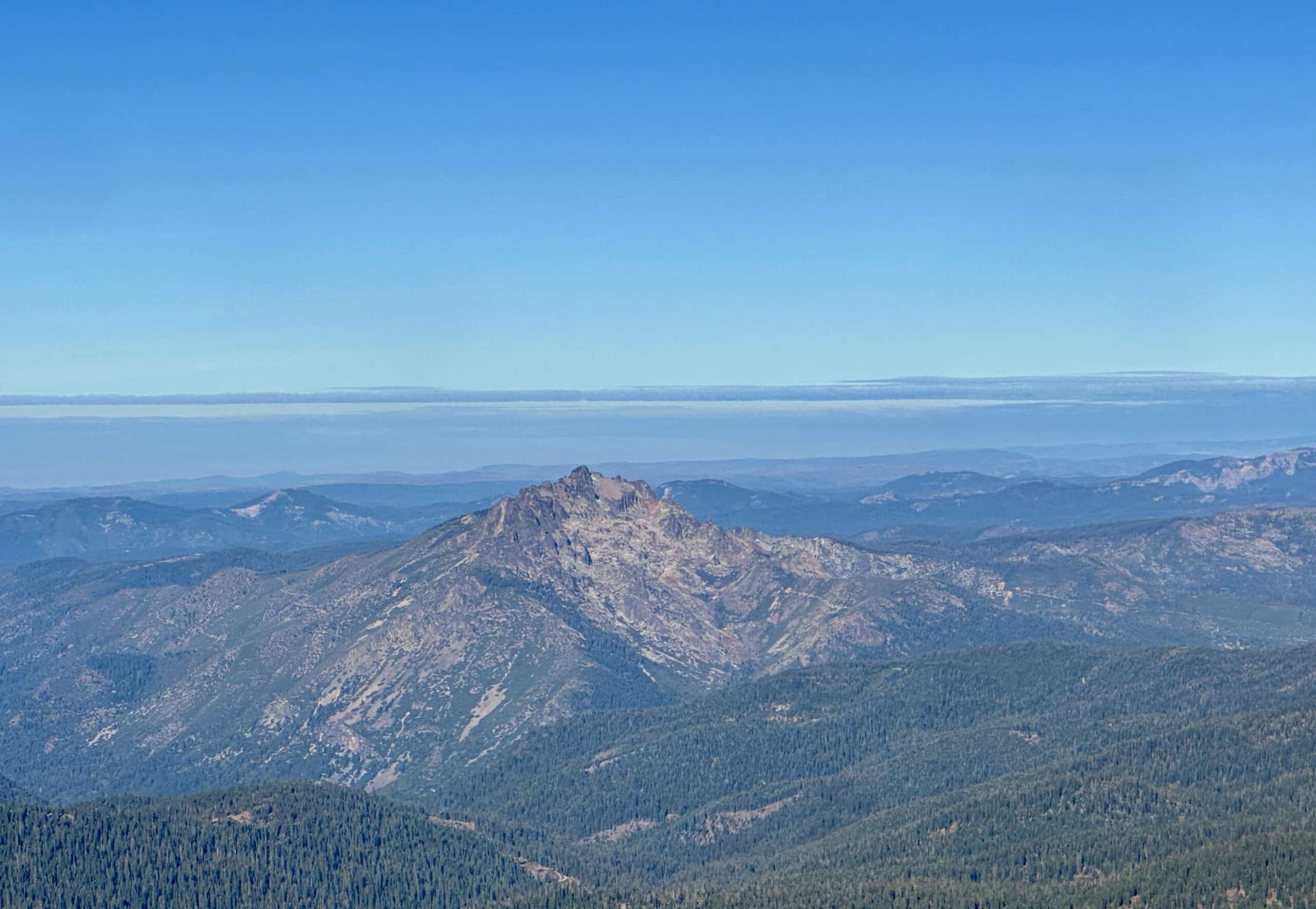 Sierra Buttes and lakes scenic flight air tour Lake Tahoe