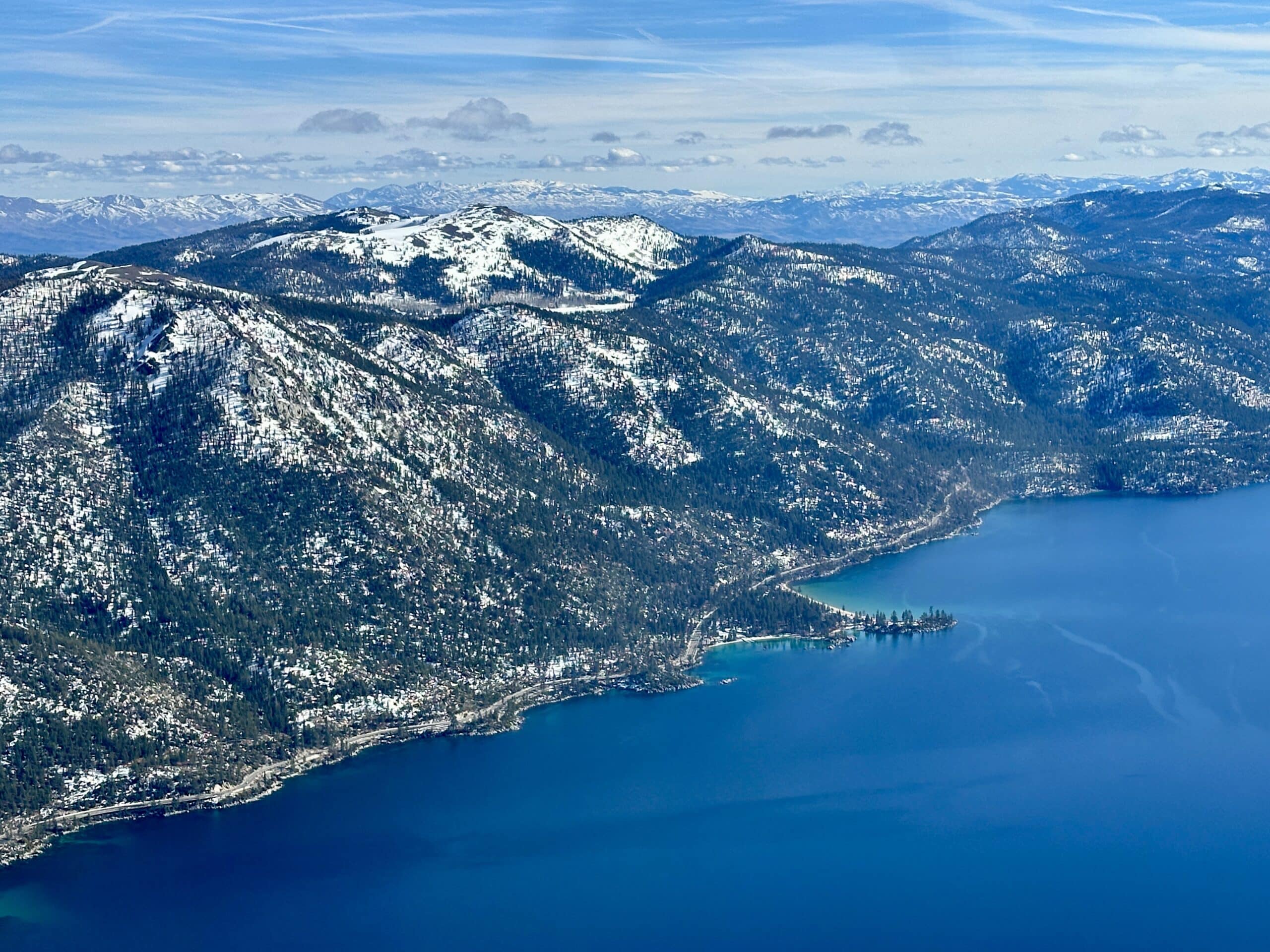 Lake Tahoe scenic flights air tours Envi Adventures California Emerald Bay